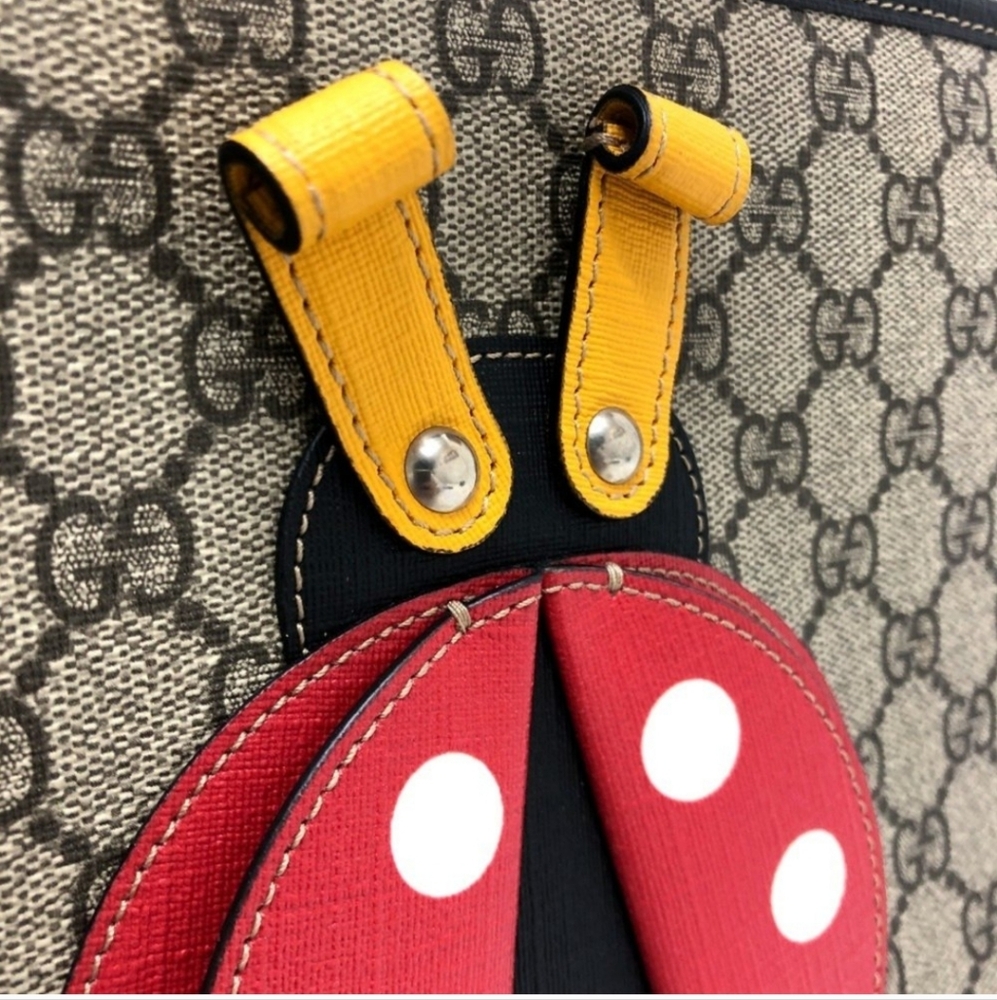 Gucci Beige and Red Tote Bag NWOT - Picture 7 of 12